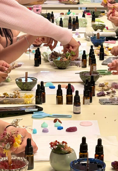 Mother's Day Candle Wax Flower Workshop