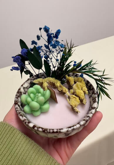 Mother's Day Candle Wax Flower Workshop