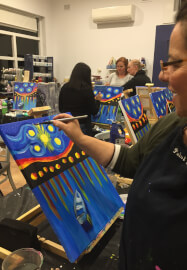 Mothers Day Canvas Painting Workshop