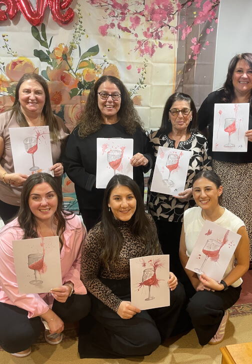 Mother's Day Create Craft and Art, Paint and Sip Workshop