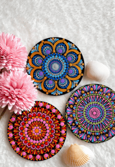 Mother's Day Dot Mandala Class: Paint and Sip BYO