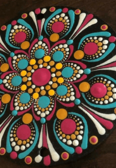 Mother's Day Dot Mandala Class: Paint and Sip BYO
