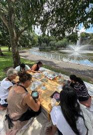 Mother's Day Dot Mandala Class: Paint and Sip BYO