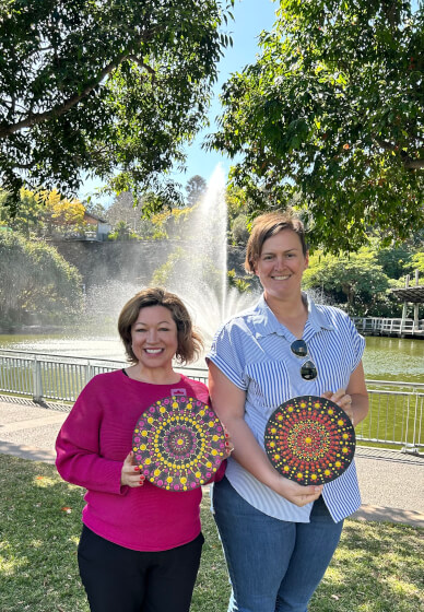 Mother's Day Dot Mandala Class: Paint and Sip BYO