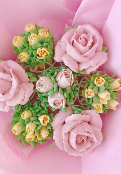 Mother's Day Floral Cuppies Bouquet with Bonus Gift Workshop