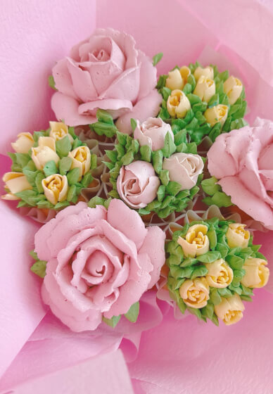 Mother's Day Floral Cuppies Bouquet with Bonus Gift Workshop