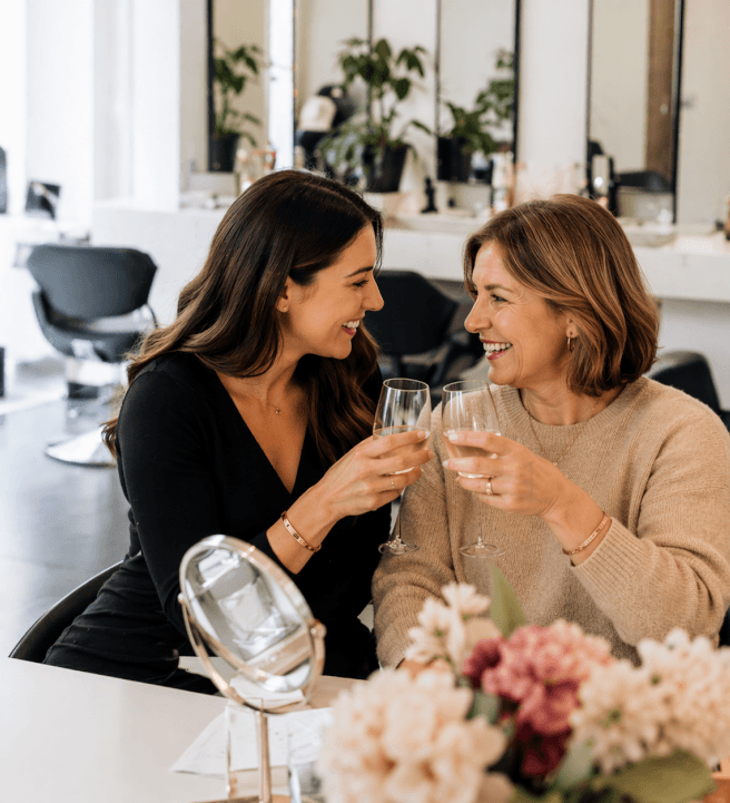 Mother's Day Makeup and Sip Class