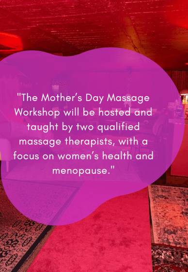 Mother's Day Massage Workshop