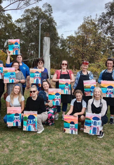 Mother's Day Paint Hydrangeas and Sip Class