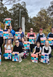 Mother's Day Paint Hydrangeas and Sip Class