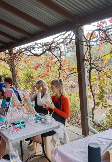 Mother's Day Paint Hydrangeas and Sip Class