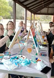 Mother's Day Paint Hydrangeas and Sip Class