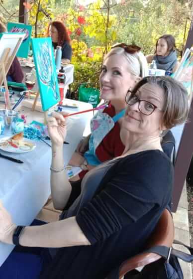 Mother's Day Paint Hydrangeas and Sip Class