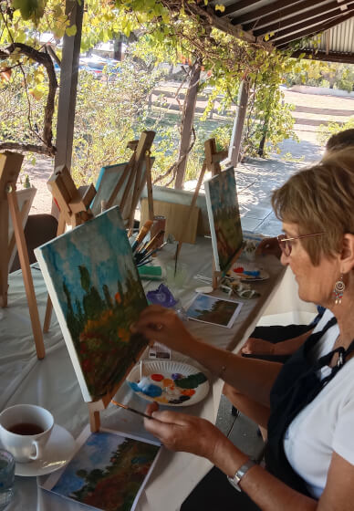 Mother's Day Paint Hydrangeas and Sip Class