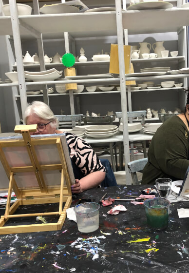 Mothers Day Paint N Sip Canvas Painting Workshop