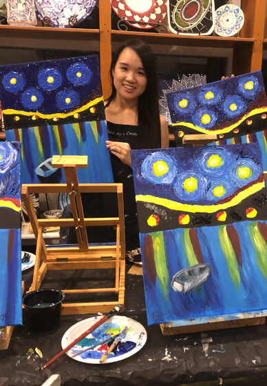 Mothers Day Paint N Sip Canvas Painting Workshop