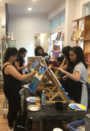 Mothers Day Paint N Sip Canvas Painting Workshop