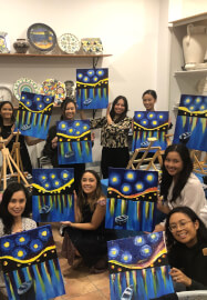Mothers Day Paint N Sip Canvas Painting Workshop