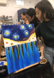 Mothers Day Paint N Sip Canvas Painting Workshop