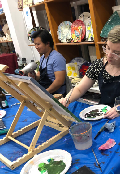 Mothers Day Paint N Sip Canvas Painting Workshop