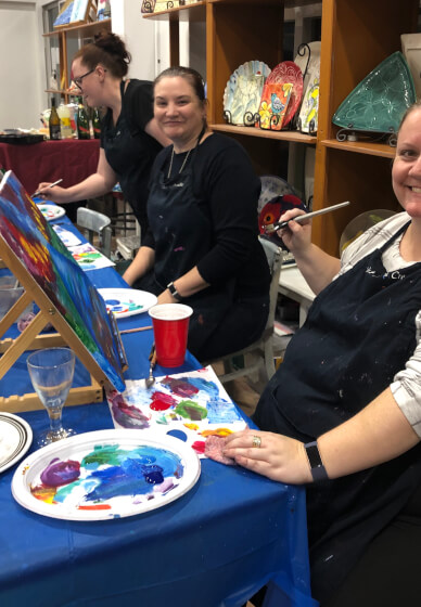 Mothers Day Paint N Sip Canvas Painting Workshop