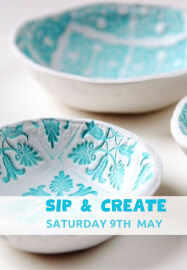 Mother's Day Pottery Workshop ‘Sip and Create'