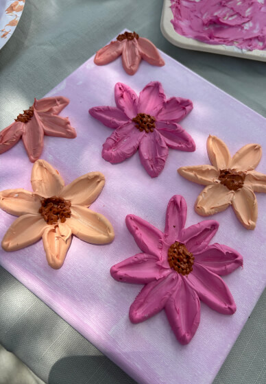 Mother's Day Texture Art Paint and Sip (BYO) Class