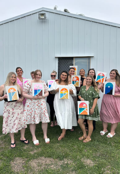 Mother's Day Texture Art Paint and Sip (BYO) Class