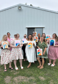 Mother's Day Texture Art Paint and Sip (BYO) Class