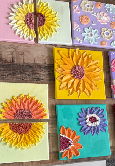 Mother's Day Texture Art Paint and Sip (BYO) Class