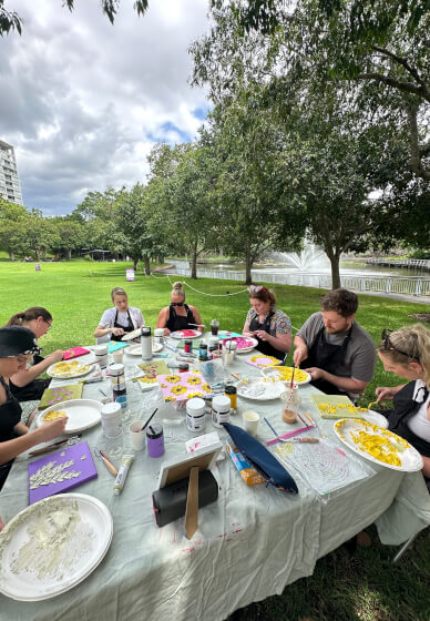 Mother's Day Texture Art Paint and Sip (BYO) Class