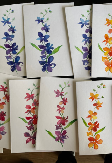 Mother's Day Workshop for Kids: Handmade Watercolour Cards