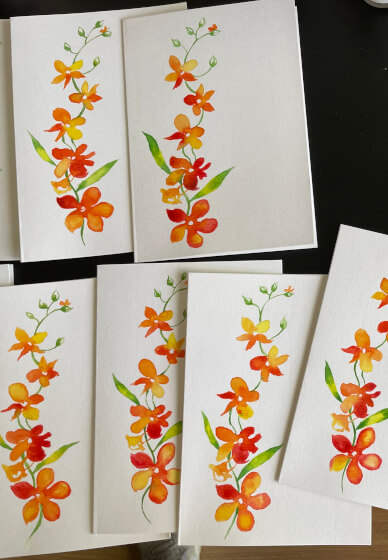 Mother's Day Workshop for Kids: Handmade Watercolour Cards