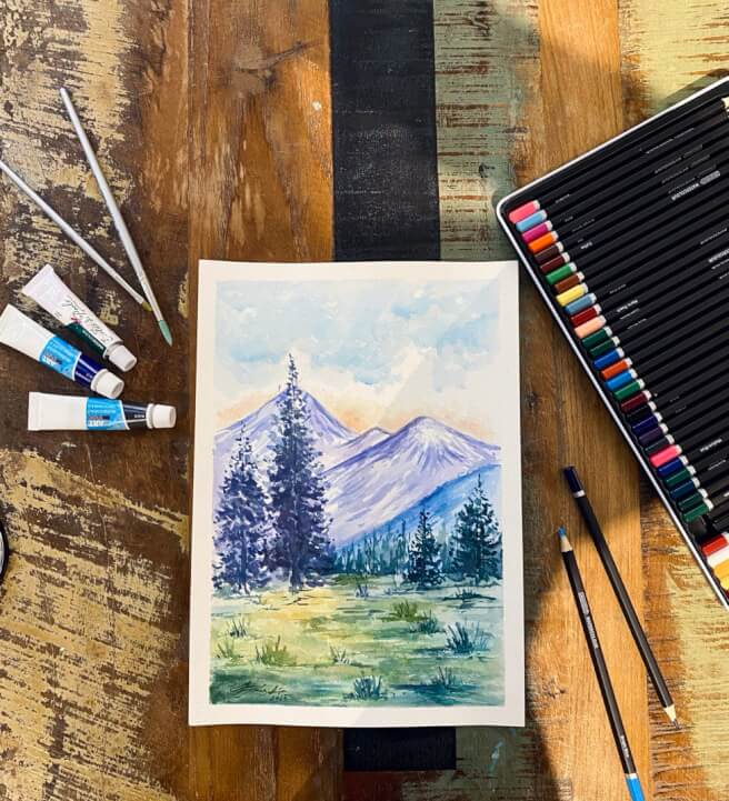 Mountain Landscape Watercolor Workshop