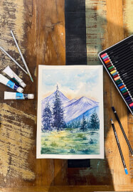 Mountain Landscape Watercolor Workshop
