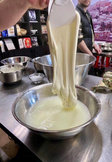 Mozzarella, Stracciatella and Burrata Cheese Making Workshop