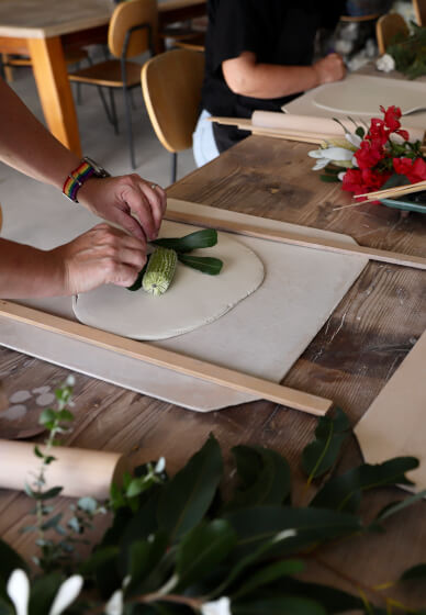 Mug and Cake Plate Pottery Class