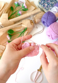 Multiheaded Rose Bouqet Crochet Class in Brisbane