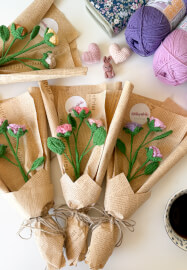 Multiheaded Rose Bouqet Crochet Class in Brisbane