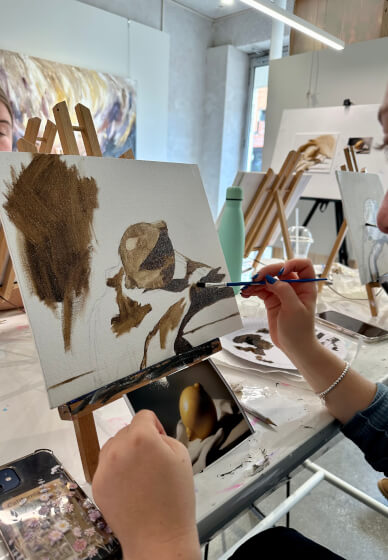 Mum and Me Freestyle Paint Workshop | School Holiday Edition