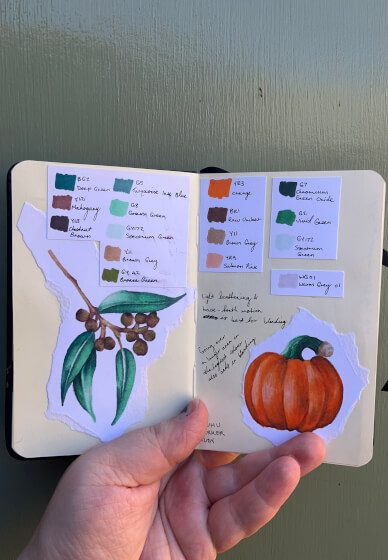 Mushrooms and Floral Alcohol Markers Workshop