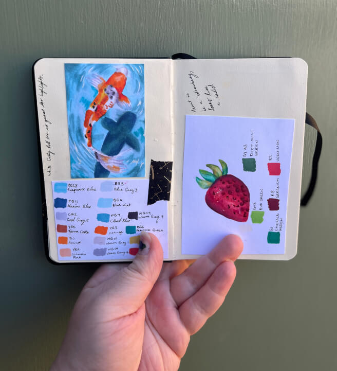Mushrooms and Floral Alcohol Markers Workshop