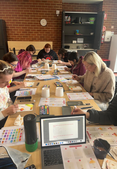 Mushrooms and Floral Watercolour Workshop (2 Hours and 10 Mins)