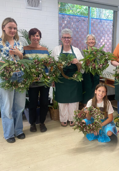 Native and Wildflower Christmas Wreath Making Workshop