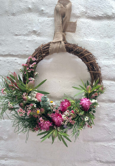 Native and Wildflower Christmas Wreath Making Workshop