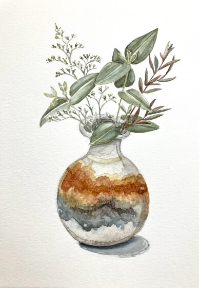 Native Flower Posy Watercolour Workshop Using Natural Plant Pigme