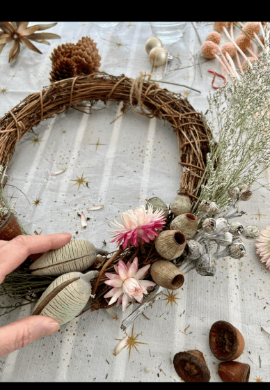 Native Flower Wreath Making Class