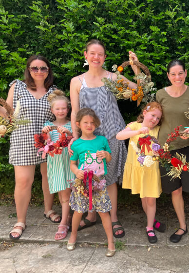 Native Flower Wreath Making Class