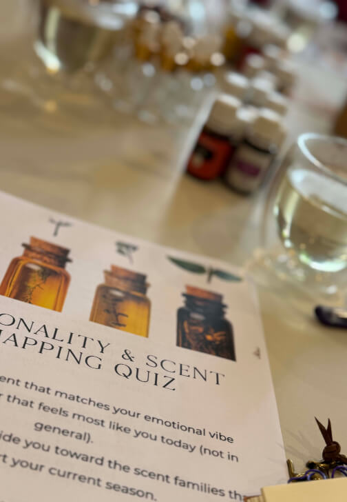 Natural Perfume and Aromatherapy Workshop: Perfume and Diffuser