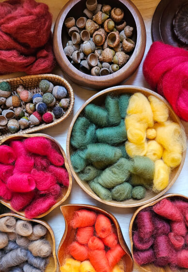 Needle Felted Acorn Workshop